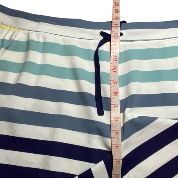 OLD NAVY Cotton Blend Striped Shorts Drawstring Waist Side Pockets US Sz 2X - Picture 6 of 8